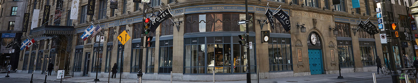 Maison Birks Montreal storefront